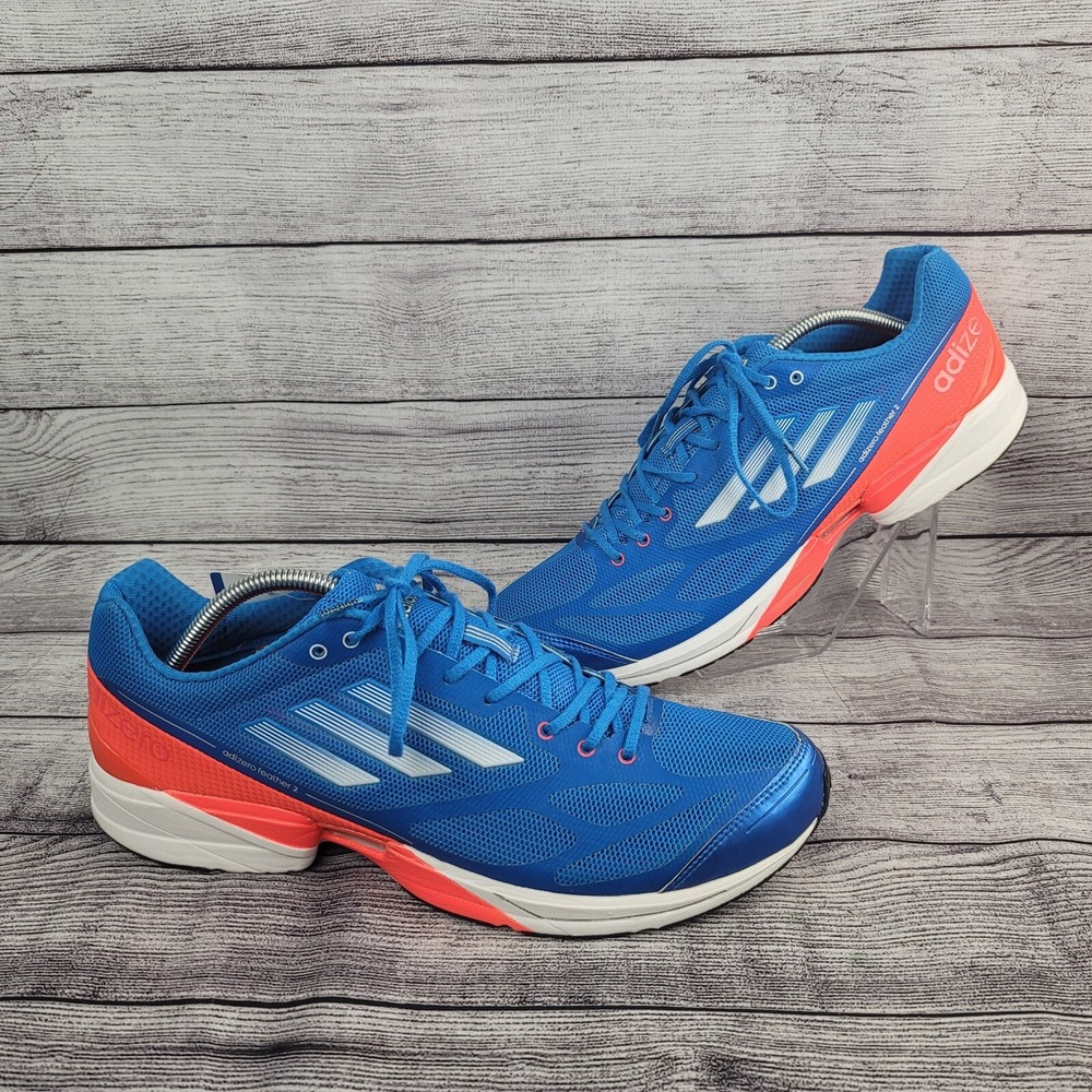 NWT Men's Adidas Blue Adizero Sprint Web Feather 2 Shoes Size 11